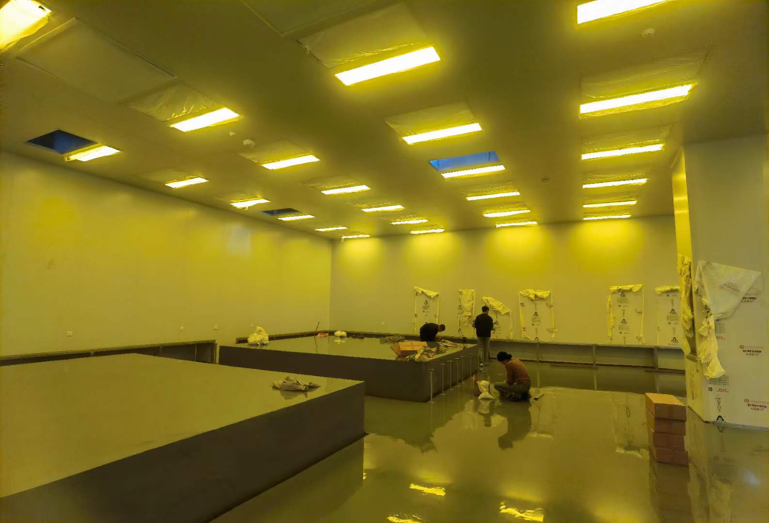 千級潔凈室裝修施工圖片 千級潔凈室裝修施工圖片